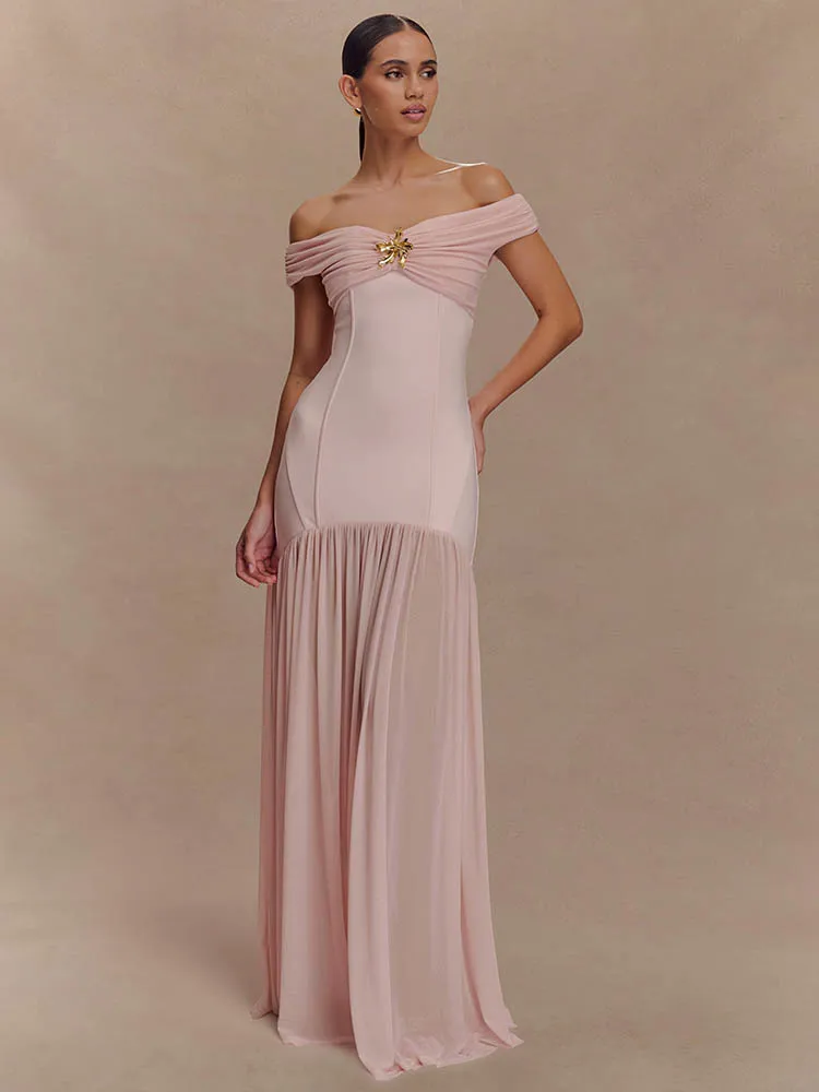 Pink Floral Patchwork Ruched Bodycon Dress - Image 5