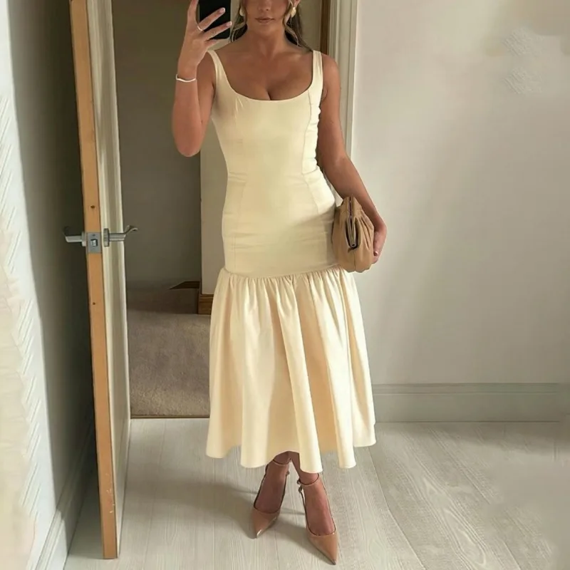 Plunge Splice Hip Wrap Maxi Dress - Image 5