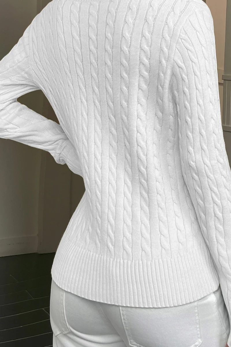 Sexy Knit Long Sleeve Slim Base Layer - Image 3