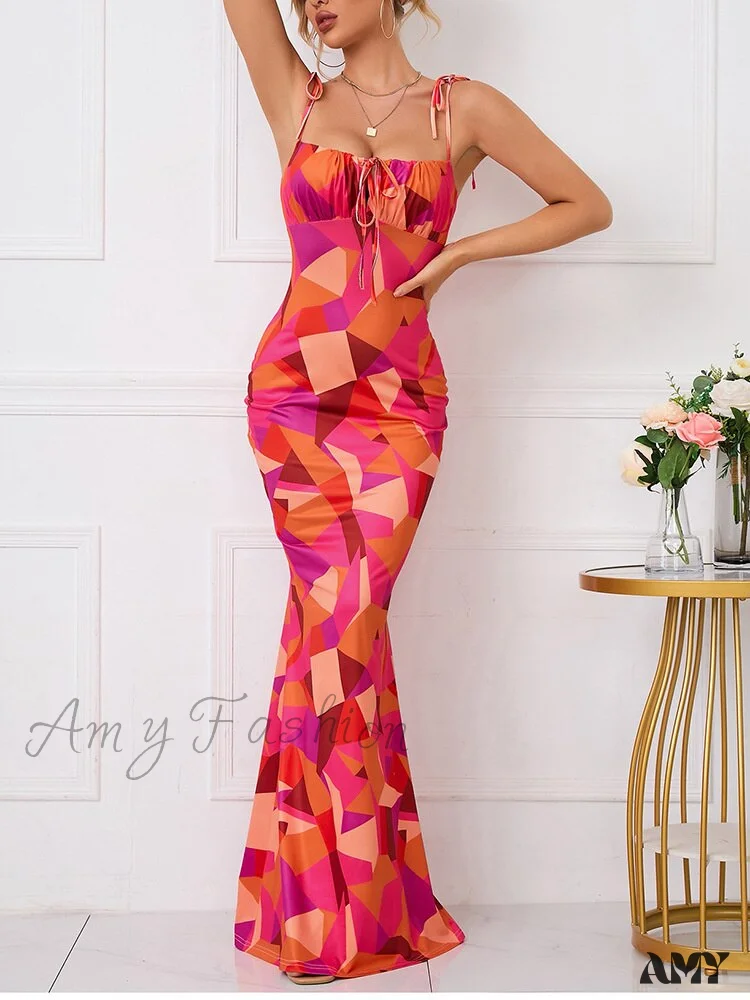 Amy Fashion - Sexy V-Neck Long Maxi Dress - Image 14