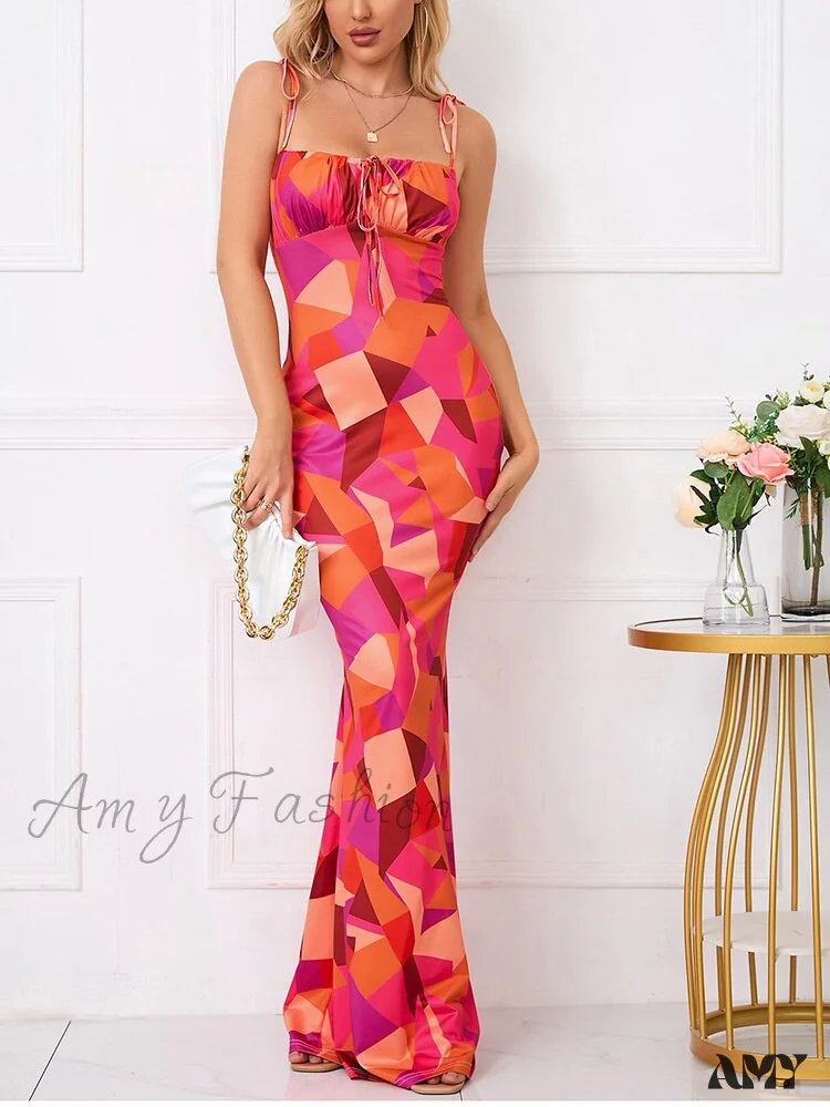 Amy Fashion - Sexy V-Neck Long Maxi Dress - Image 15