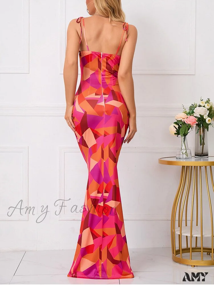 Amy Fashion - Sexy V-Neck Long Maxi Dress - Image 17
