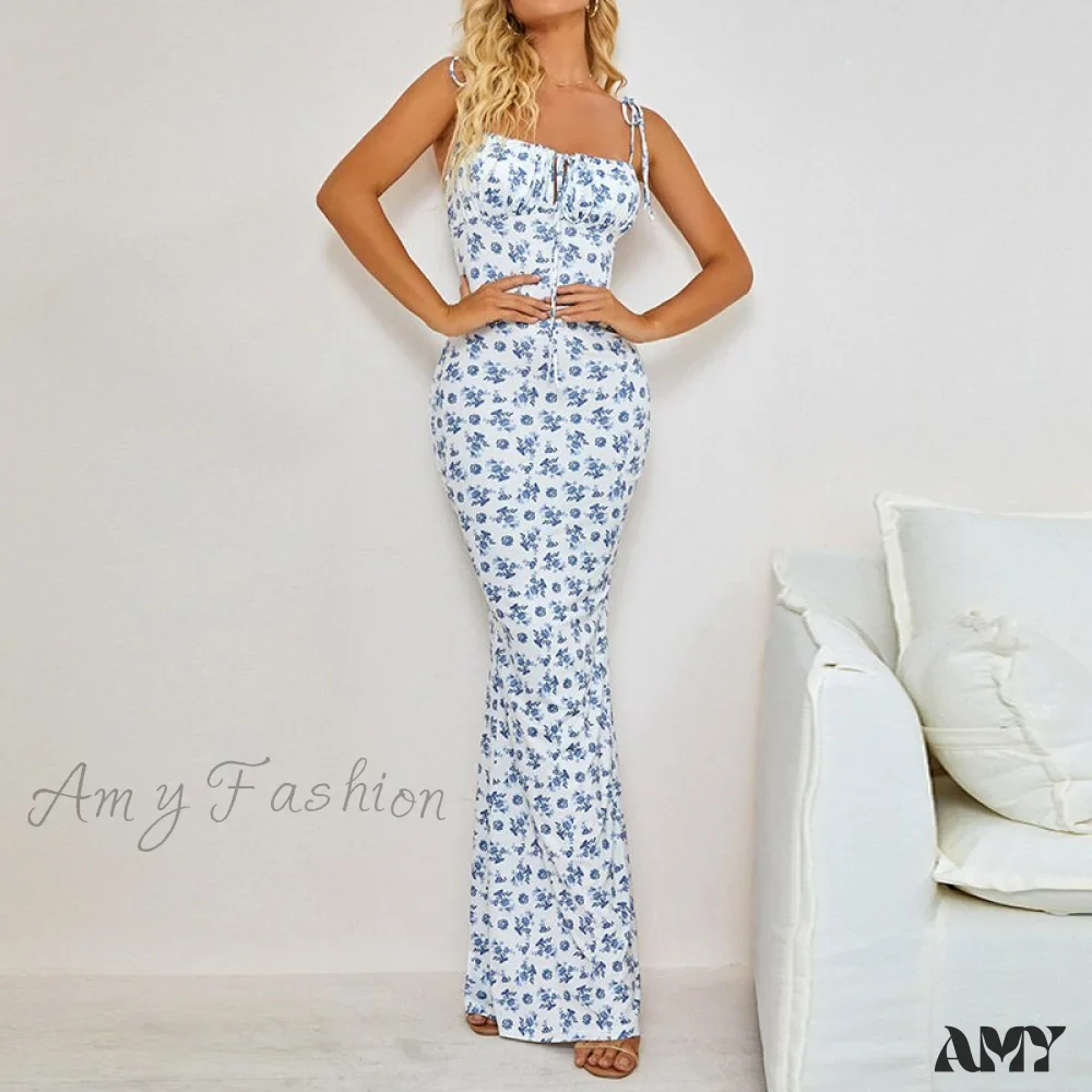 Amy Fashion - Sexy V-Neck Long Maxi Dress - Image 18