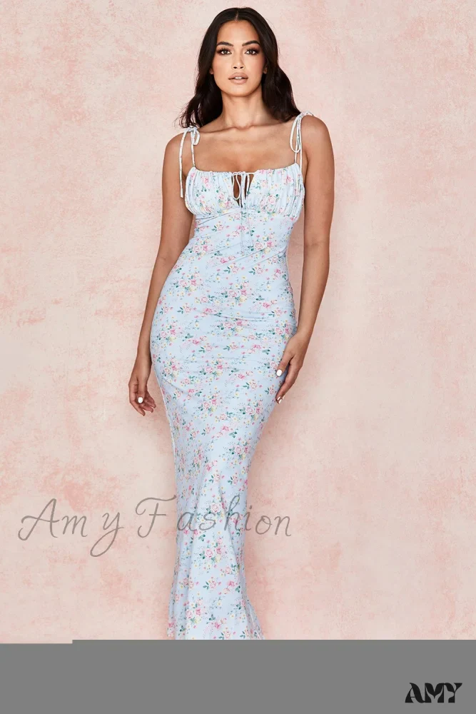 Amy Fashion - Sexy V-Neck Long Maxi Dress - Image 8