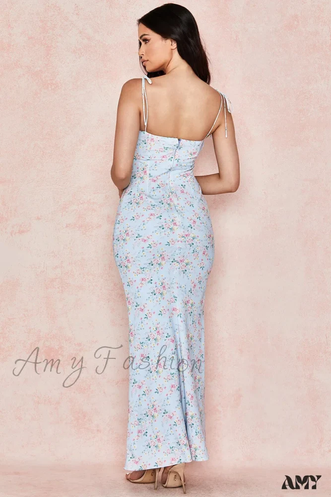 Amy Fashion - Sexy V-Neck Long Maxi Dress - Image 9