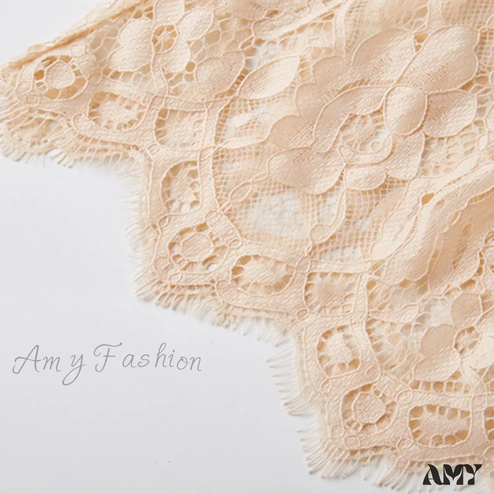 Amy Fashion - Extender Knee Lace Slip Hollow Skirts - Image 6