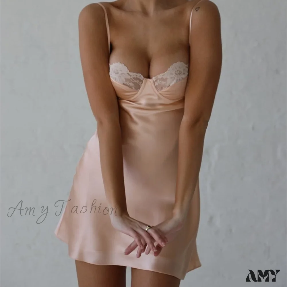 Amy Fashion - Sleeveless Backless Party Dresses - Image 4