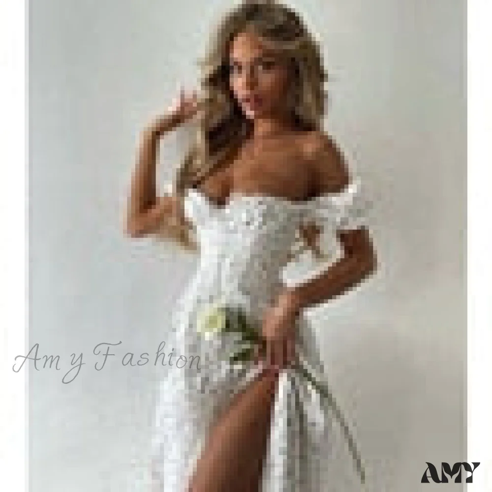 Amy Fashion - Square Collar Casual Beach Ruffles Boho Dress - Image 44