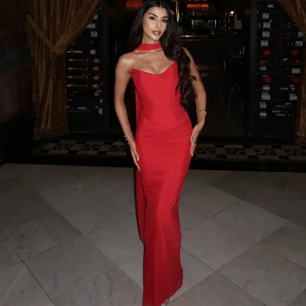 Strapless Bodycon Maxi Skirt Two Piece Set - Image 3