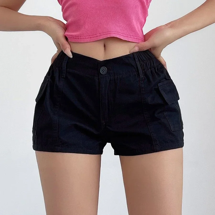 Striped Knit Low-Rise Short - Image 2