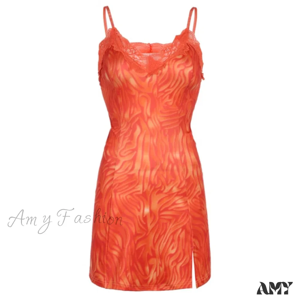Amy Fashion - Sweetown Patchwork Lace Edge Cute Dress - Image 9