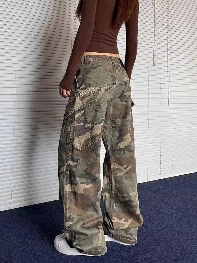 Washed Camouflage Pleated Cargo Pant - Image 2