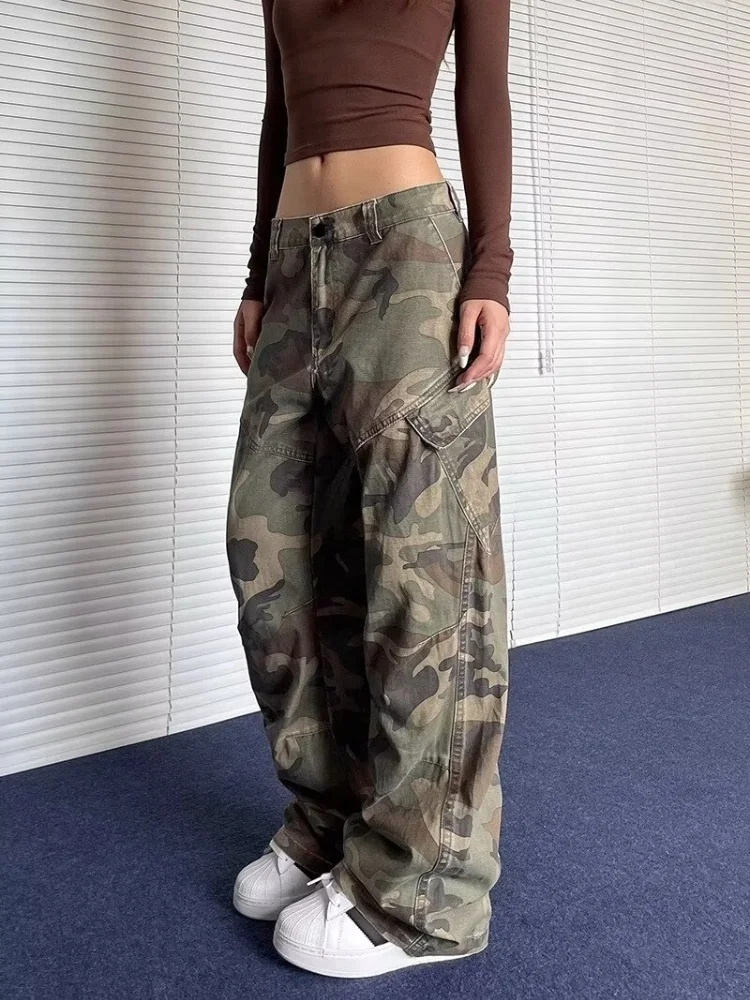 Washed Camouflage Pleated Cargo Pant - Image 4