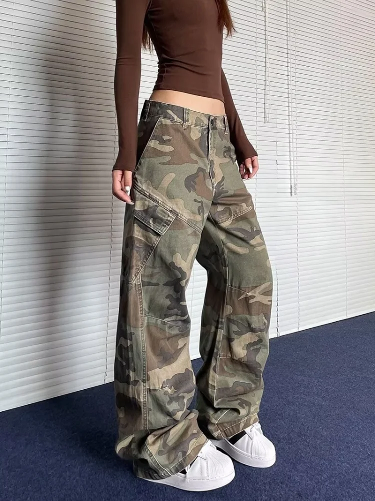 Washed Camouflage Pleated Cargo Pant - Image 6