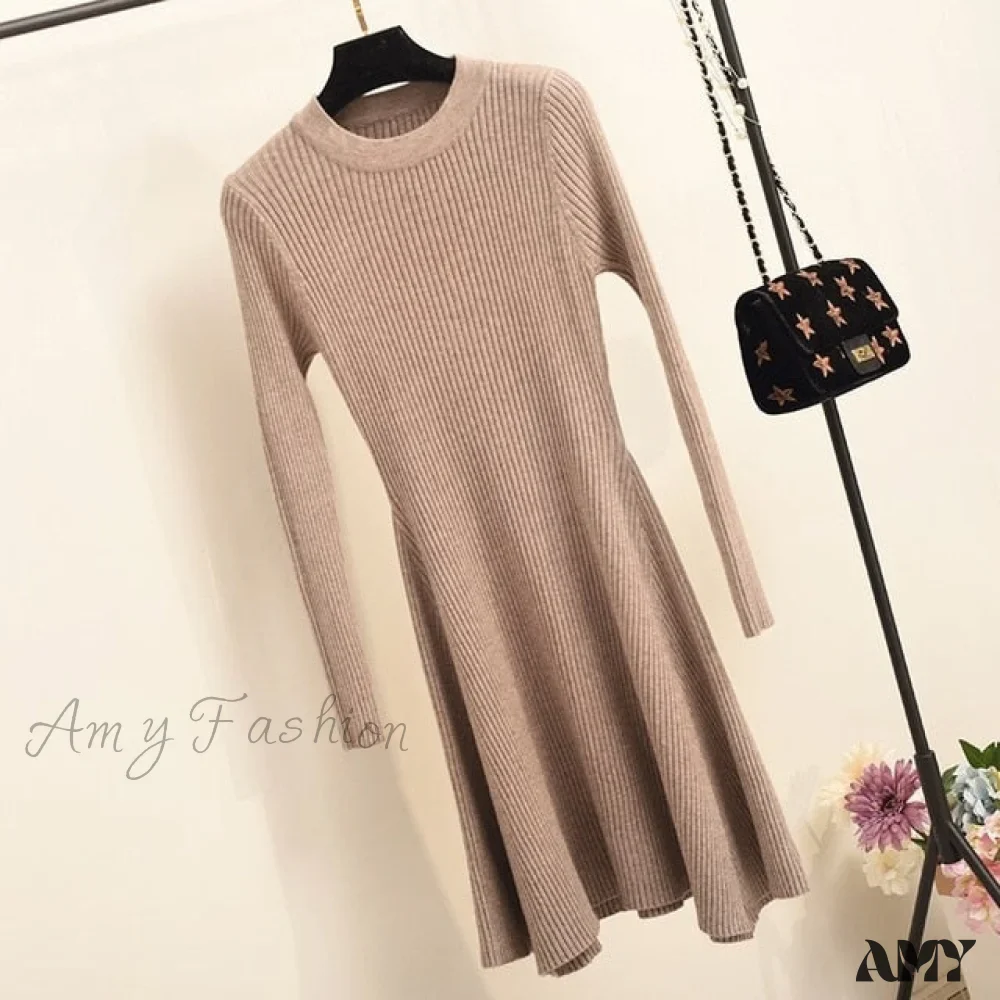 Amy Fashion - Irregular Hem Casual Dress - Image 11