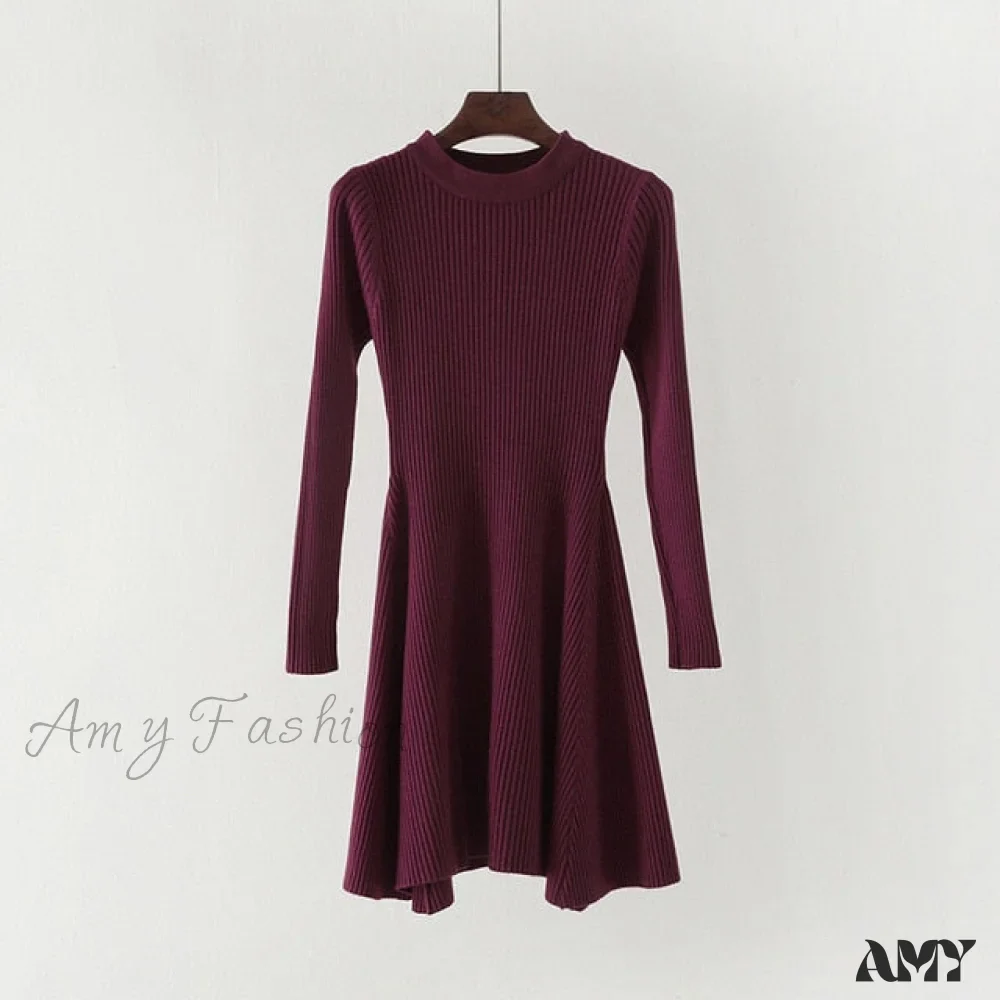 Amy Fashion - Irregular Hem Casual Dress - Image 4
