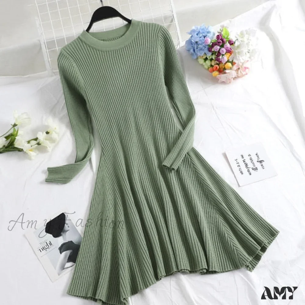 Amy Fashion - Irregular Hem Casual Dress - Image 5