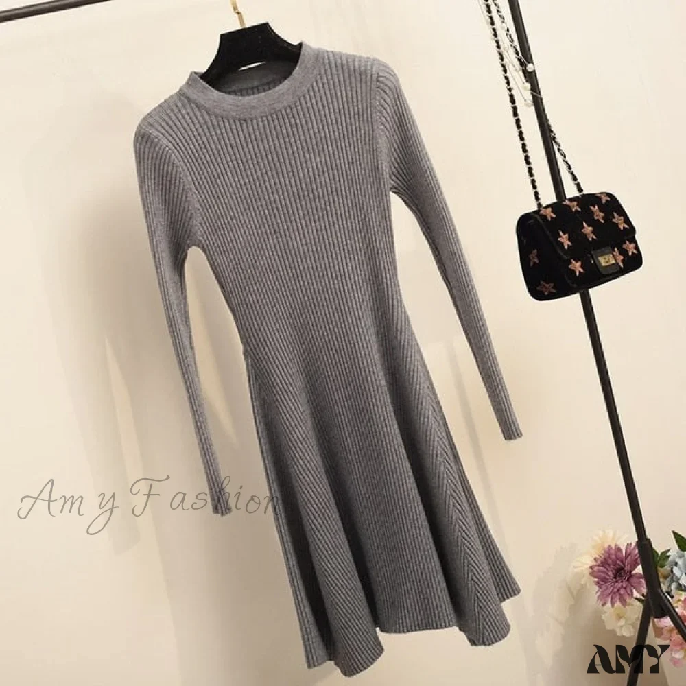 Amy Fashion - Irregular Hem Casual Dress - Image 7