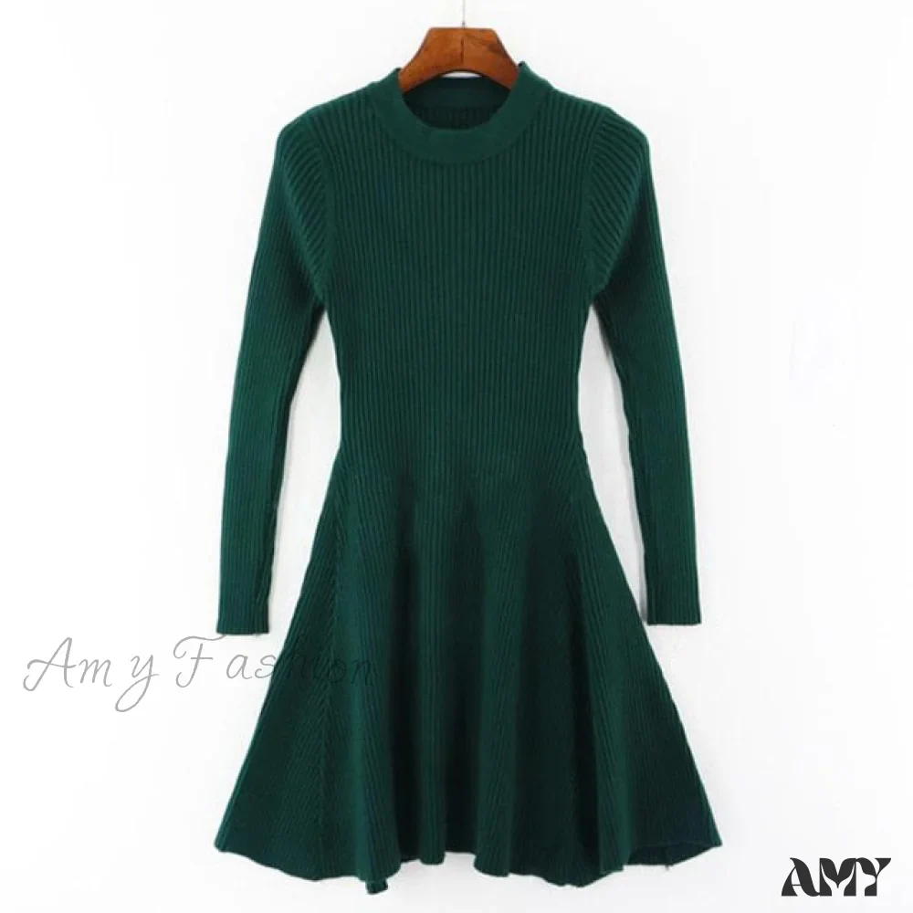 Amy Fashion - Irregular Hem Casual Dress - Image 8