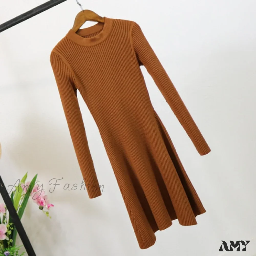Amy Fashion - Irregular Hem Casual Dress - Image 9
